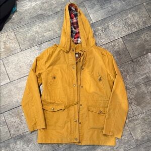 Love Tree Mustard Hooded Jacket
